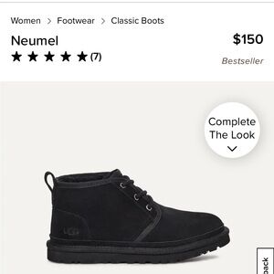 UGG Neumel Women's Chukka Boots in Black